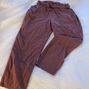 MAURICES, linen pants, tie waist and pockets, medium